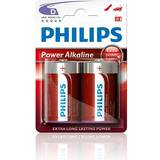 Philips Alkalisk Batterier & Laddbart Philips LR20P2B 2-pack