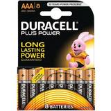Alkaliska - Batterier Batterier & Laddbart Duracell AAA Plus Power 8-pack