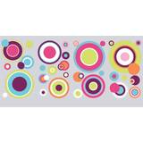 Multifärgade Tavlor & Posters Barnrum RoomMates Väggdekor Crazy Dots 45x25cm