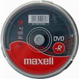 Maxell DVD Optisk lagring Maxell DVD-R 4.7GB 16x Spindle 10-Pack (275730)