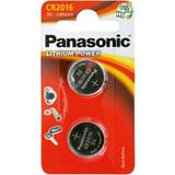 Klockbatterier Batterier & Laddbart Panasonic CR2016 Compatible 2-pack