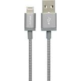 PNY Kablar PNY Metallic USB A - Lightning 1.2m