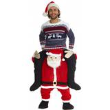 Morphsuit Herrar Dräkter & Kläder Morphsuit Santa Piggyback Costume