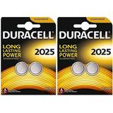 Lithium Batterier & Laddbart Duracell CR2025 Compatible 4-pack