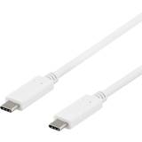 3.1 (gen.2) - USB-kabel Kablar Deltaco USB C-USB C 3.1 (Gen.2) 1m