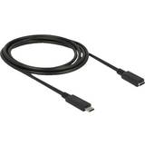 3.1 (gen.1) - USB C-USB C - USB-kabel Kablar DeLock SuperSpeed USB C-USB C 3.1 (Gen.1) M-F 2m