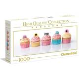 Pussel 1000 bitar panorama Clementoni High Quality Collection Panorama Licorice Cupcakes 1000 Bitar