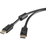 DisplayPort-DisplayPort - DisplayPort-kablar Renkforce DisplayPort - DisplayPort 1.8m