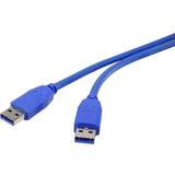 Renkforce USB A-USB A - USB-kabel Kablar Renkforce USB A - USB A 3.0 0.5m