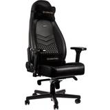 Gamingstolar Noblechairs Icon Real Leather Gaming Chair - Black