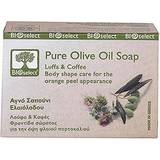 Bioselect Bad- & Duschprodukter Bioselect Pure Olive Oil Soap with Luffa & Coffee 80g