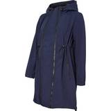 Tål strykning Gravid- & Amningskläder Mamalicious 3-in-1 Softshell Jacket Blue/Navy Blazer (20008764)