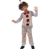Clowner - Grå Maskeradkläder Smiffys Vintage Clown Boy Costume
