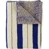 Blåa Filtar Barnrum Ferm Living Pinstripe Blanket 120x160cm