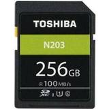 Toshiba SDXC Minneskort Toshiba High Speed N203 SDXC Class 10 UHS-I U1 100MB/s 256GB