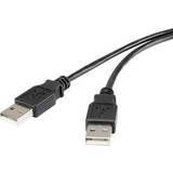Renkforce USB A-USB A - USB-kabel Kablar Renkforce USB A - USB A 2.0 1m