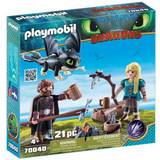 Playmobil drake Playmobil Hiccup & Astrid with Baby Dragon 70040