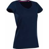 Stedman Megan V Neck T-shirt - Marina Blue