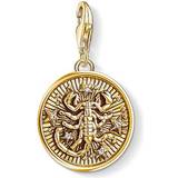 Thomas Sabo Charm Club Zodiac Sign Scorpio Charm - Gold/White (1659-414-39)