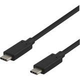 USB C-USB C - USB-kabel Kablar Deltaco USB C-USB C 3.1 (Gen.2) 0.2m