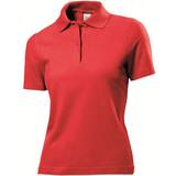 Dam - Viskos Pikétröjor Stedman Short Sleeve Polo Shirt - Scarlet Red
