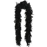 Fjädrar & Boa - Tidstypiska Tillbehör Smiffys Black Deluxe Feather Boa 180cm