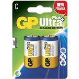 Batterier - Engångsbatterier Batterier & Laddbart GP Batteries Ultra Plus Alkaline C Compatible 2-pack