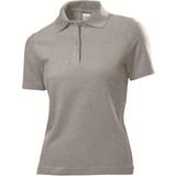 14 - Dam Pikétröjor Stedman Short Sleeve Polo Shirt - Grey Heather