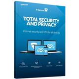 F-Secure Antivirus & Säkerhet Kontorsprogram F-Secure Total Security and Privacy