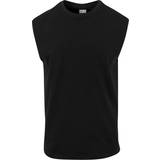 Urban Classics Herr T-shirts Urban Classics Open Edge Sleeveless T-shirt - Black