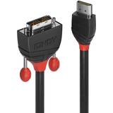 Lindy HDMI-kablar - Röda Lindy Black Line HDMI-DVI 2m