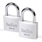Habo Larm & Säkerhet Habo Padlock 503-40 2-pack
