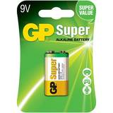 GP Batteries Batterier - Kamerabatterier Batterier & Laddbart GP Batteries Super Alkaline 9V Compatible