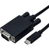 Roline Hane - Hona - USB-kabel Kablar Roline USB C-VGA M-F 3m