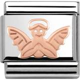 Nomination Composable Classic Link Angel Charm - Silver/Rose Gold