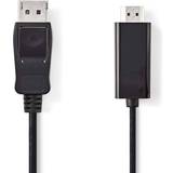 HDMI-kablar - Nickel - PVC Nedis DisplayPort-HDMI 1m