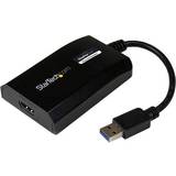 3.0 - Standard HDMI-Standard HDMI - USB-kabel Kablar StarTech USB A-HDMI M-F 0.9m