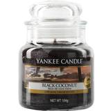 Yankee Candle Svarta Inredningsdetaljer Yankee Candle Black Coconut Medium Doftljus 411g