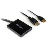 DisplayPort-kablar - Standard HDMI-Standard HDMI - Svarta StarTech DisplayPort/USB A-HDMI M-F 0.6m