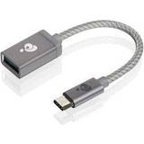 IOGEAR USB-kabel Kablar IOGEAR USB C - USB A 3.0 M-F 0.1m