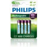 Philips NiMH Batterier & Laddbart Philips R03B4A95/10 Compatible 4-pack