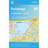 56 Karlskoga Sverigeserien Topo50: Skala 1:50 000