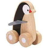 Plantoys Träleksaker Putta-på-leksaker Plantoys Penguin Wheelie