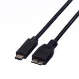 Roline Skärmad - USB-kabel Kablar Roline USB C-USB Micro-B 3.1 (Gen.2) 1m