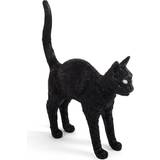 Seletti Jobby The Cat - Black Bordslampa 46cm
