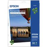 Fotopapper a4 epson Epson Premium Semi-gloss A4 251g/m² 20st