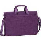 Lila - Textil Väskor Rivacase Biscayne 15.6" - Purple