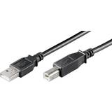 Skärmad - USB A-USB B - USB-kabel Kablar Wentronic Hi-Speed USB A-USB B 2.0 5m