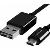 Techly USB-kabel Kablar Techly Reversible USB A-USB Micro-B 2.0 2m