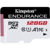 128 GB - U1 Minneskort Kingston High Endurance microSDXC Class 10 UHS-I U1 A1 95/45MB/s 128GB